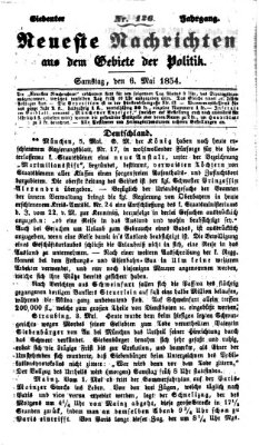 Neueste Nachrichten aus dem Gebiete der Politik (Münchner neueste Nachrichten) Samstag 6. Mai 1854