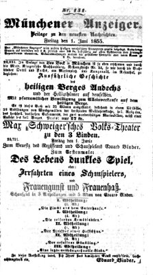 Neueste Nachrichten aus dem Gebiete der Politik (Münchner neueste Nachrichten) Freitag 1. Juni 1855