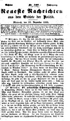 Neueste Nachrichten aus dem Gebiete der Politik (Münchner neueste Nachrichten) Mittwoch 26. Dezember 1855