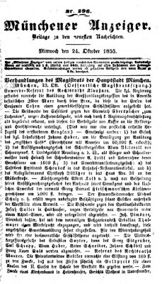 Neueste Nachrichten aus dem Gebiete der Politik (Münchner neueste Nachrichten) Mittwoch 24. Oktober 1855