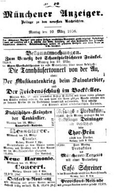 Neueste Nachrichten aus dem Gebiete der Politik (Münchner neueste Nachrichten) Montag 10. März 1856