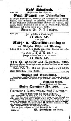 Münchener Anzeiger (Münchner neueste Nachrichten) Montag 30. Juli 1860