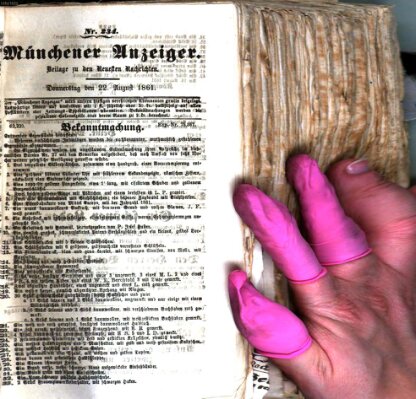 Münchener Anzeiger (Münchner neueste Nachrichten) Donnerstag 22. August 1861