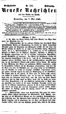 Neueste Nachrichten aus dem Gebiete der Politik (Münchner neueste Nachrichten) Donnerstag 7. Mai 1863