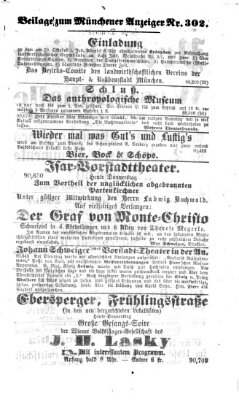 Münchener Anzeiger (Münchner neueste Nachrichten) Donnerstag 29. Oktober 1863