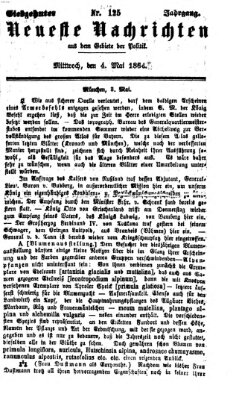 Neueste Nachrichten aus dem Gebiete der Politik (Münchner neueste Nachrichten) Mittwoch 4. Mai 1864