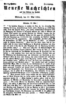 Neueste Nachrichten aus dem Gebiete der Politik (Münchner neueste Nachrichten) Mittwoch 11. Mai 1864