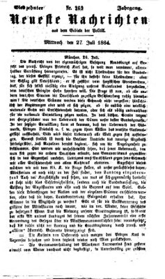 Neueste Nachrichten aus dem Gebiete der Politik (Münchner neueste Nachrichten) Sonntag 17. Juli 1864