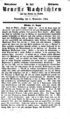 Neueste Nachrichten aus dem Gebiete der Politik (Münchner neueste Nachrichten) Donnerstag 1. September 1864