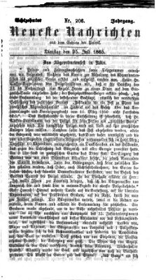 Neueste Nachrichten aus dem Gebiete der Politik (Münchner neueste Nachrichten) Dienstag 25. Juli 1865