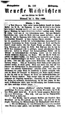 Neueste Nachrichten aus dem Gebiete der Politik (Münchner neueste Nachrichten) Mittwoch 9. Mai 1866