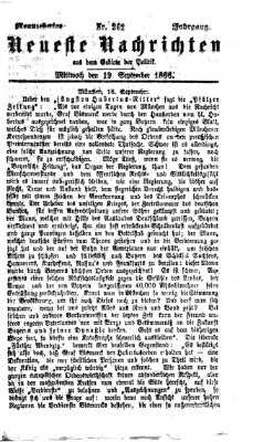 Neueste Nachrichten aus dem Gebiete der Politik (Münchner neueste Nachrichten) Mittwoch 19. September 1866