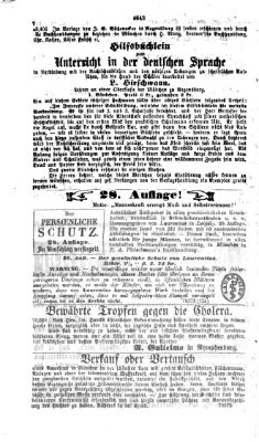 Neueste Nachrichten aus dem Gebiete der Politik (Münchner neueste Nachrichten) Mittwoch 3. Oktober 1866