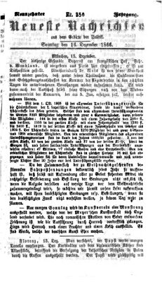 Neueste Nachrichten aus dem Gebiete der Politik (Münchner neueste Nachrichten) Sonntag 16. Dezember 1866