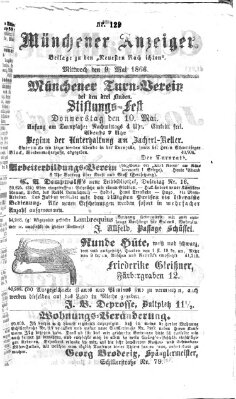 Münchener Anzeiger (Münchner neueste Nachrichten) Mittwoch 9. Mai 1866