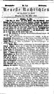 Neueste Nachrichten aus dem Gebiete der Politik (Münchner neueste Nachrichten) Samstag 25. Mai 1867