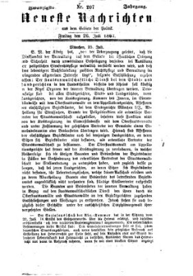 Neueste Nachrichten aus dem Gebiete der Politik (Münchner neueste Nachrichten) Freitag 26. Juli 1867