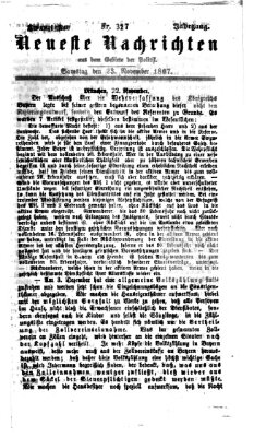 Neueste Nachrichten aus dem Gebiete der Politik (Münchner neueste Nachrichten) Samstag 23. November 1867