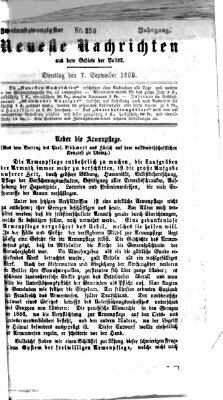 Neueste Nachrichten aus dem Gebiete der Politik (Münchner neueste Nachrichten) Dienstag 7. September 1869