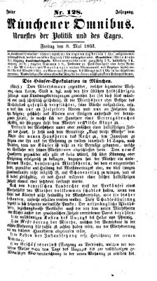 Münchener Omnibus Freitag 8. Mai 1863