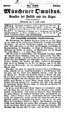 Münchener Omnibus Mittwoch 8. Juli 1863