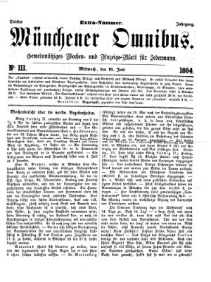 Münchener Omnibus Donnerstag 16. Juni 1864