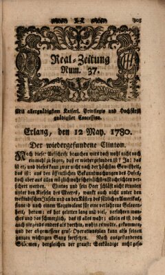 Real-Zeitung (Erlanger Real-Zeitung) Freitag 12. Mai 1780