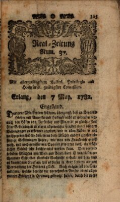 Real-Zeitung (Erlanger Real-Zeitung) Dienstag 7. Mai 1782