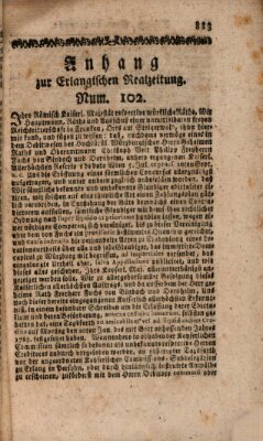 Real-Zeitung (Erlanger Real-Zeitung) Freitag 27. Dezember 1782