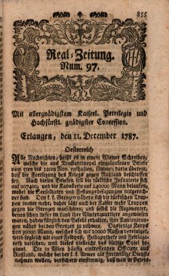 Real-Zeitung (Erlanger Real-Zeitung) Dienstag 11. Dezember 1787