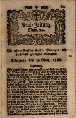 Real-Zeitung (Erlanger Real-Zeitung) Freitag 21. März 1788