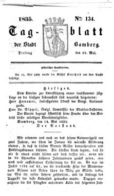 Tag-Blatt der Stadt Bamberg (Bamberger Tagblatt) Freitag 15. Mai 1835