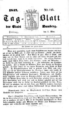 Tag-Blatt der Stadt Bamberg (Bamberger Tagblatt) Freitag 7. Mai 1847