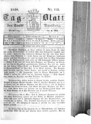 Tag-Blatt der Stadt Bamberg (Bamberger Tagblatt) Samstag 6. Mai 1848