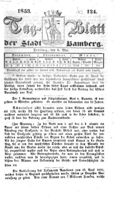 Tag-Blatt der Stadt Bamberg (Bamberger Tagblatt) Freitag 6. Mai 1853