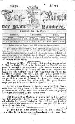 Tag-Blatt der Stadt Bamberg (Bamberger Tagblatt) Samstag 17. März 1855