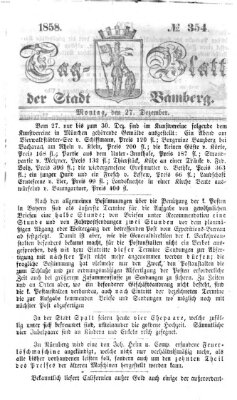 Tag-Blatt der Stadt Bamberg (Bamberger Tagblatt) Montag 27. Dezember 1858