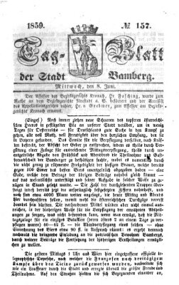 Tag-Blatt der Stadt Bamberg (Bamberger Tagblatt) Mittwoch 8. Juni 1859