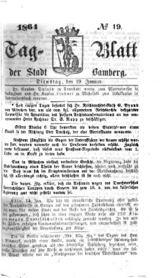 Tag-Blatt der Stadt Bamberg (Bamberger Tagblatt) Dienstag 19. Januar 1864