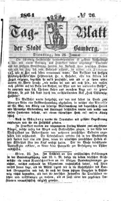 Tag-Blatt der Stadt Bamberg (Bamberger Tagblatt) Dienstag 26. Januar 1864