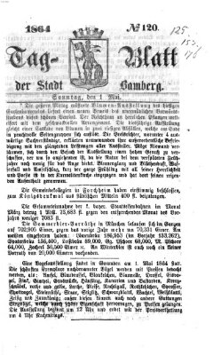 Tag-Blatt der Stadt Bamberg (Bamberger Tagblatt) Sonntag 1. Mai 1864