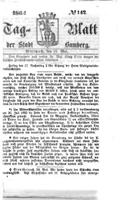 Tag-Blatt der Stadt Bamberg (Bamberger Tagblatt) Mittwoch 25. Mai 1864