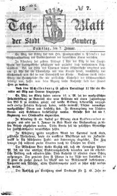 Tag-Blatt der Stadt Bamberg (Bamberger Tagblatt) Samstag 7. Januar 1865