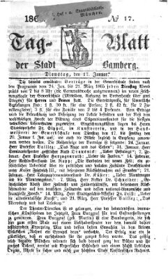 Tag-Blatt der Stadt Bamberg (Bamberger Tagblatt) Dienstag 17. Januar 1865