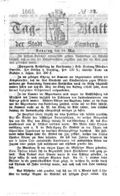 Tag-Blatt der Stadt Bamberg (Bamberger Tagblatt) Sonntag 14. Mai 1865