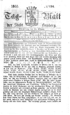 Tag-Blatt der Stadt Bamberg (Bamberger Tagblatt) Dienstag 24. Oktober 1865