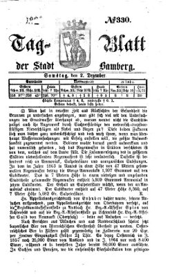 Tag-Blatt der Stadt Bamberg (Bamberger Tagblatt) Samstag 2. Dezember 1865