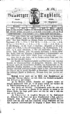 Tag-Blatt der Stadt Bamberg (Bamberger Tagblatt) Sonntag 31. Dezember 1865