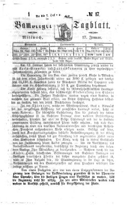 Bamberger Tagblatt Mittwoch 17. Januar 1866