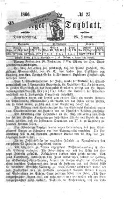 Bamberger Tagblatt Donnerstag 25. Januar 1866